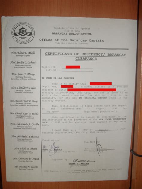 How to Get Barangay Certificate of Residency in Cebu.